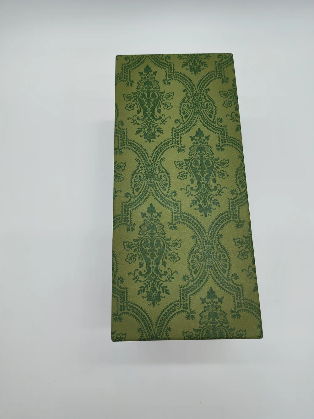 GUCCI Green Damask Gift Box Storage Box Luxe Packaging Decor Vanity LIKE NEW